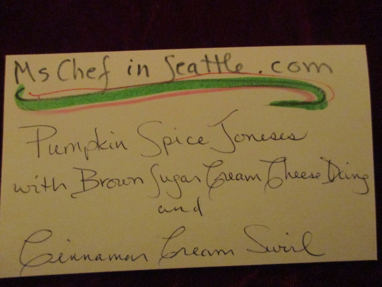 Cookie Card, as always, a cookie card