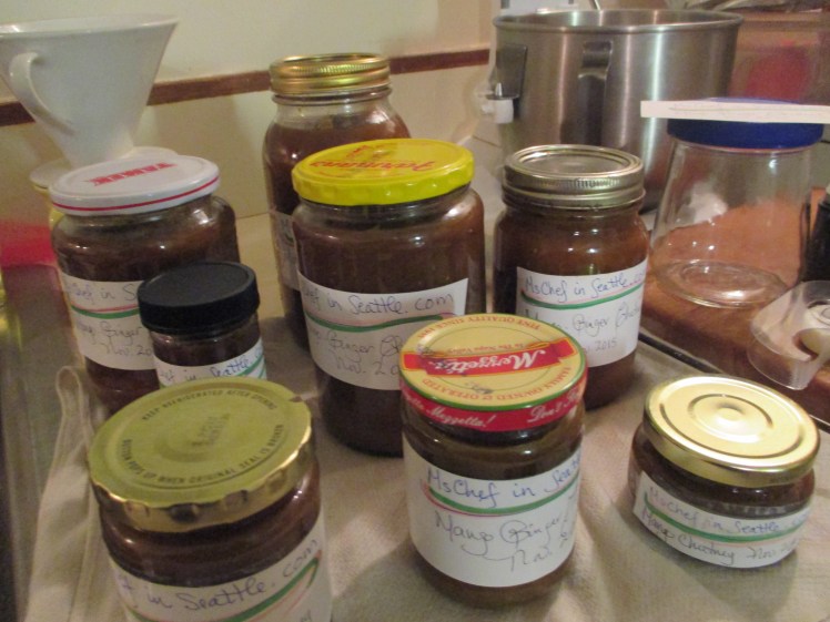 Mango - Ginger Chutney, ready for gifting