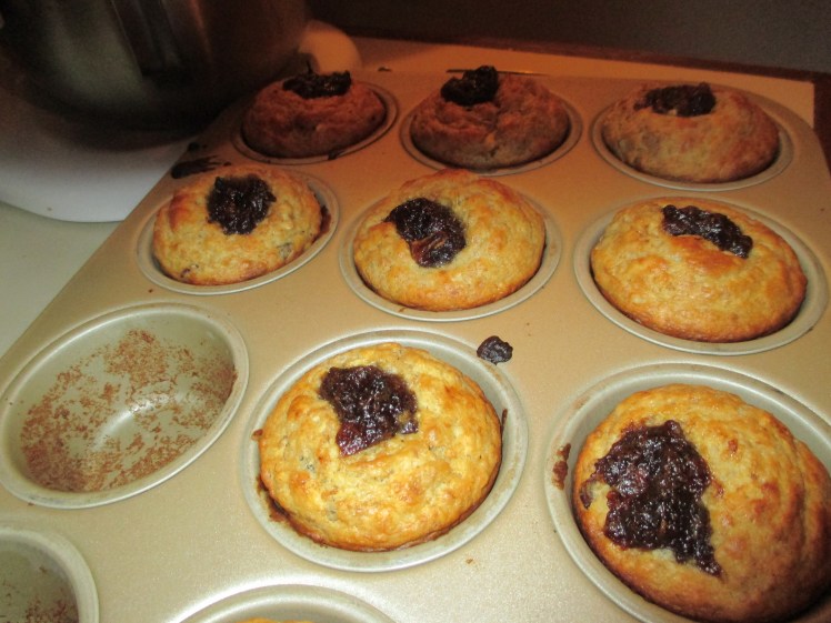 Date-topped Fruity Bran Muffins